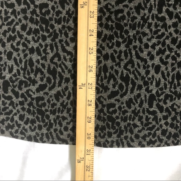 QED London fit and flare leopard print knit dress size small comfy and stretch - Picture 12 of 16
